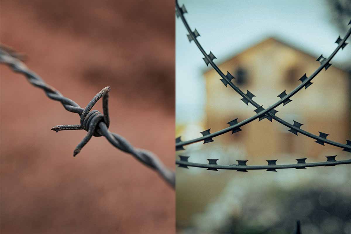 高强度镀锌金属刺绳与刀片刺绳结构实拍对比 - 众拓厂家